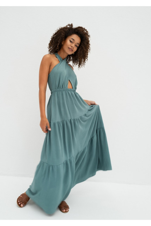 Shayen - Minty  boho maxi kleita