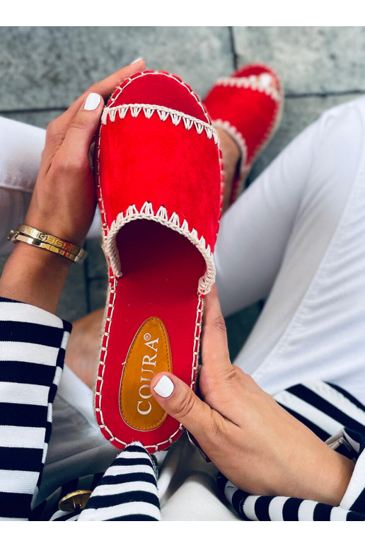 Čības  espadrilas LEVEN RED