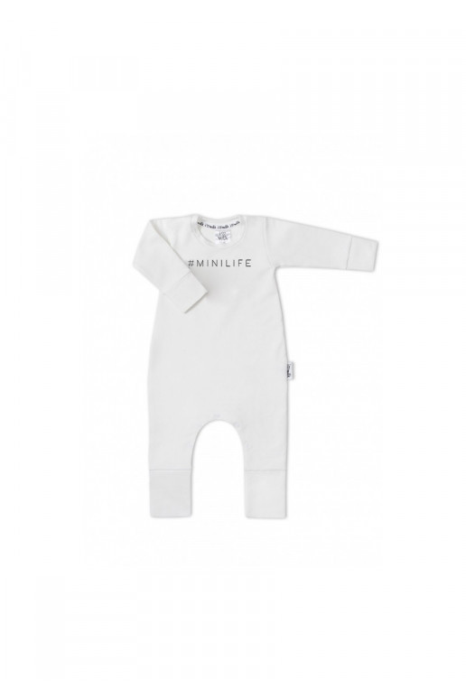 White &quot;hasztag minilife&quot; romper