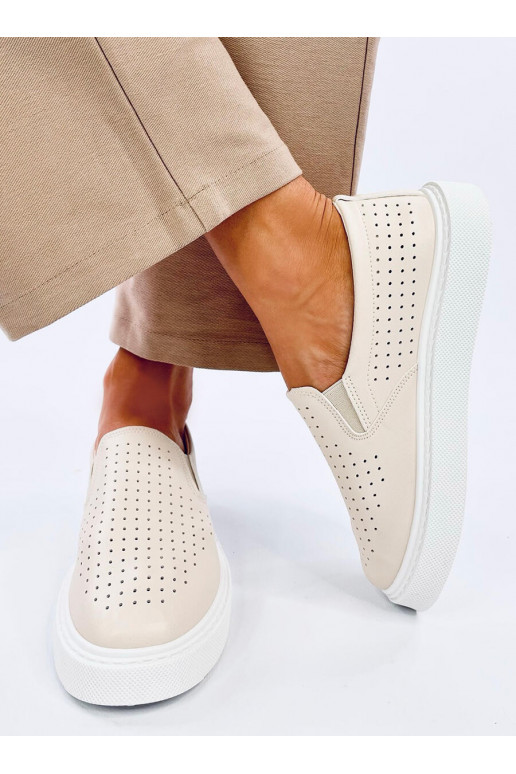 brīvā laika apavi slip-on  TOWNS BEIGE