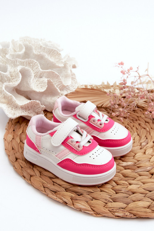 Bērnu klasiskā modeļa sporta apavi Rozā krāsas Marlin