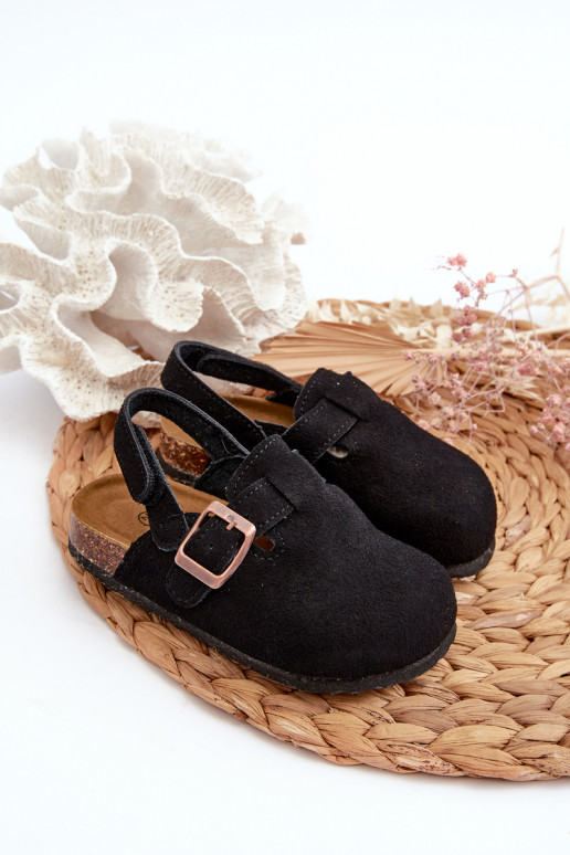 Čības Bērnu apavi  melnas krāsas Vulagia