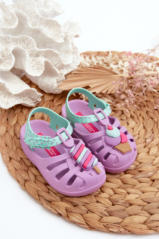 sandales Bērnu apavi ar lipīgām aizdarēm 83486 Ipanema Summer XIII Baby Violeta krāsa