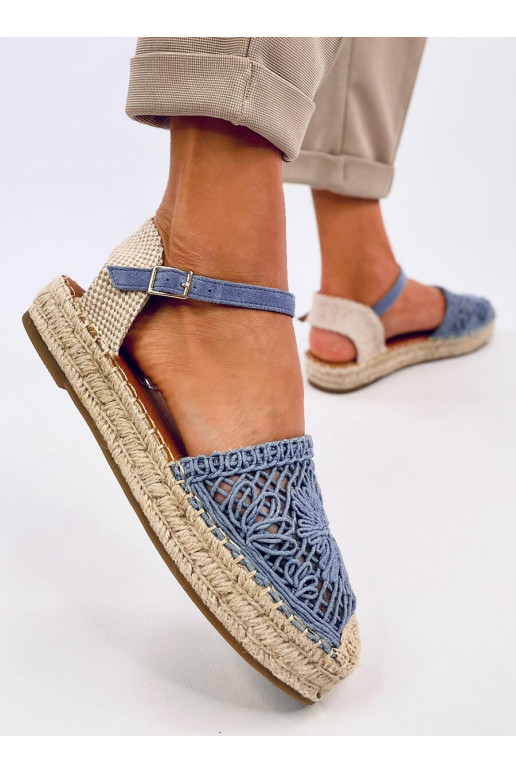 sandales ažūra espadrilas PREMAT DENIM BLUE