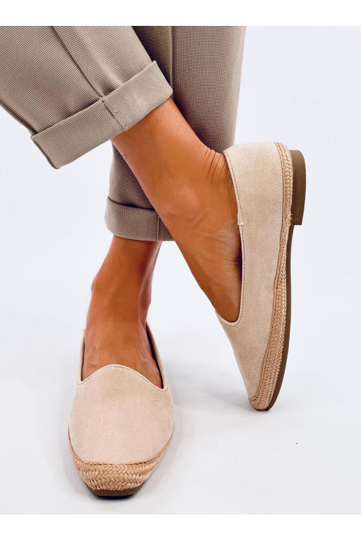 Balerīnas espadrilas sievietes BALLOT BEIGE