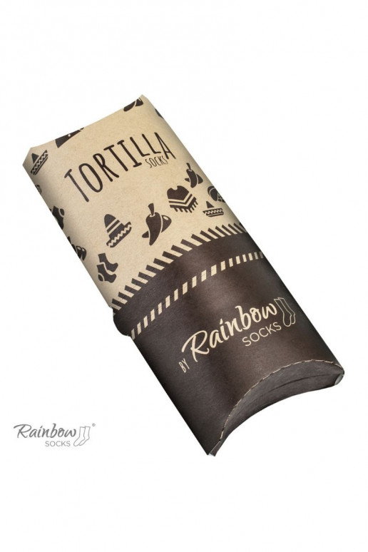  Varavīksnes zeķes  Tortilla Wrap 2 pāri