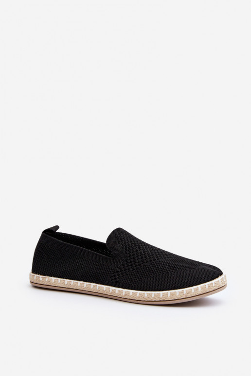    espadrilles melnas krāsas Harmonie