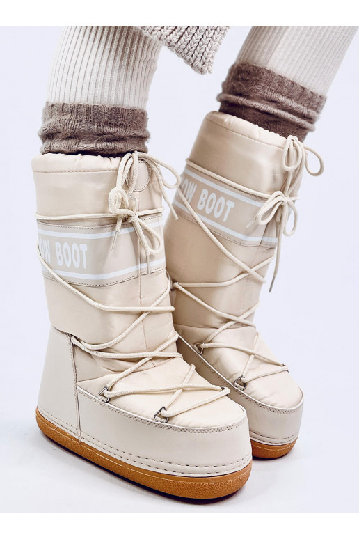 Snow boots garš TANGE BEIGE