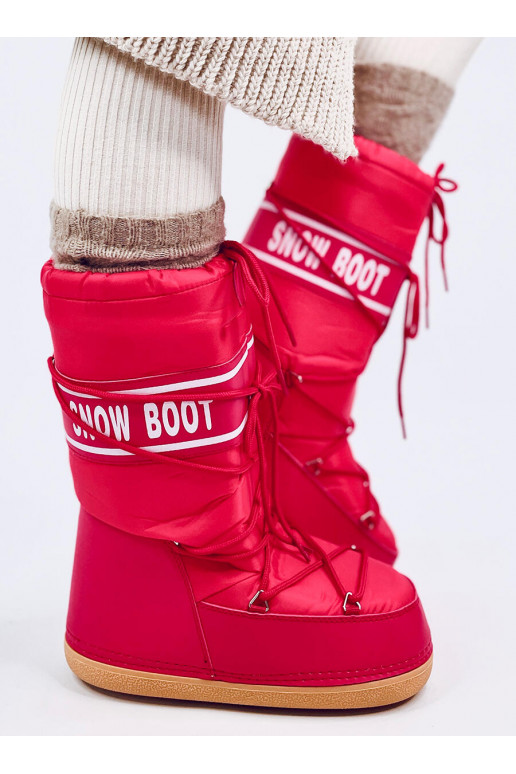 Snow boots garš TANGE RED