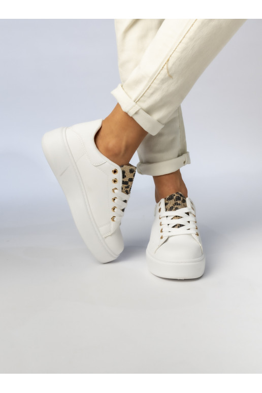 Sievišķīgs Sneakers modeļa apavi SAVANNAH WHITE/LEOPARD