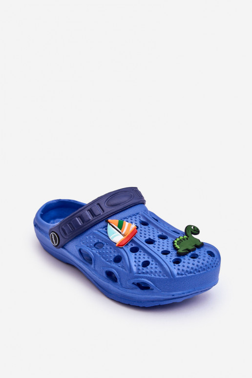 Bērnu apavi Vieglas čības uz pirksta Viegli Crocs Čības Zilas krāsas Sweets