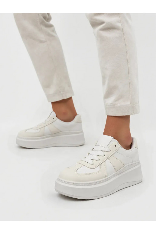 Sievišķīgs Sneakers modeļa apavi CITY CHIC WHITE