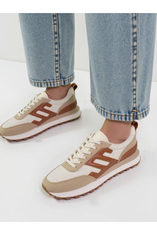 Sievišķīgs Sneakers modeļa apavi VENTO Beige